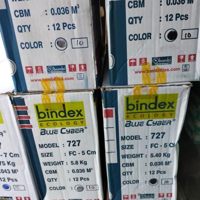 

New ODNER BINDEX 727 FOLIO SMALL FC-5CM WARNA HITAM