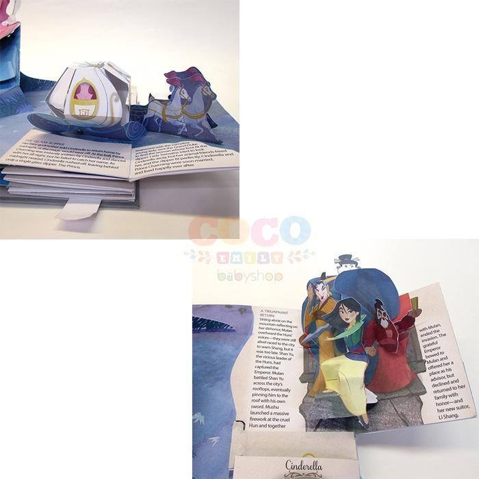 Ac Pre-Order Disney Princess A Magical Pop-Up World 3D Paper Sculpture Creative Book Periphery Engli