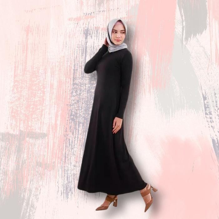 RHS Manset Gamis Polos Jersey Zoya Promo Daleman Gamis Manset Jersey Zoya
