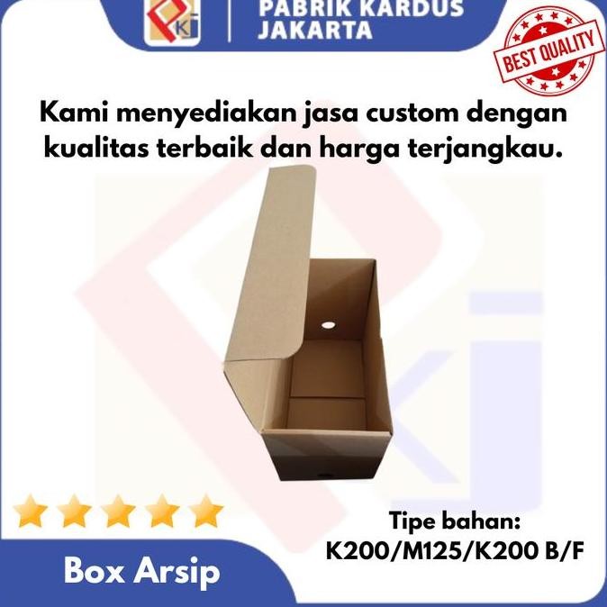 

New Kardus Arsip Pemerintahan standar ANRI Ukuran 38x19x28 cm