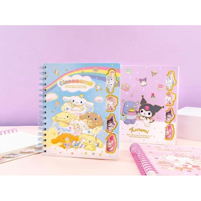 

New BINDER GLITTER SANRIO | BINDER BOOK SANRIO | DIARY SANRIO | KUROMI KMK