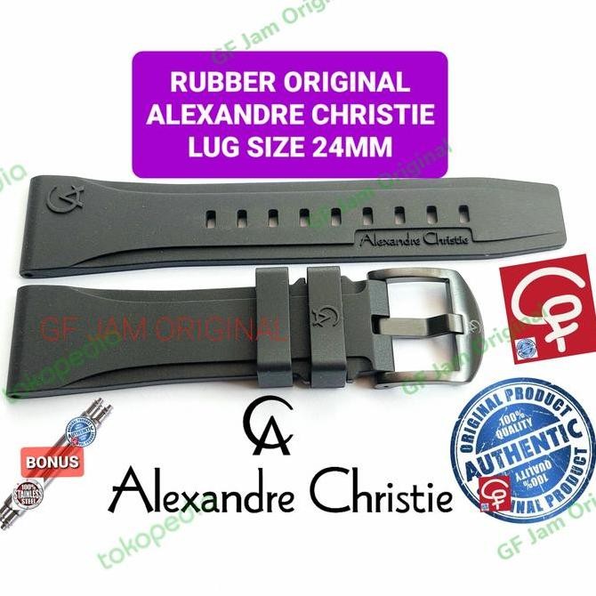 Baru TALI KARET ALEXANDRE CHRISTIE AC9205 AC6295 AC6565 AC6577 24MM 24 MM