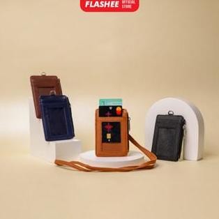 

New IDCard Holder Name Tag Seleting ID Card Name Tag V2 Coklat Muda