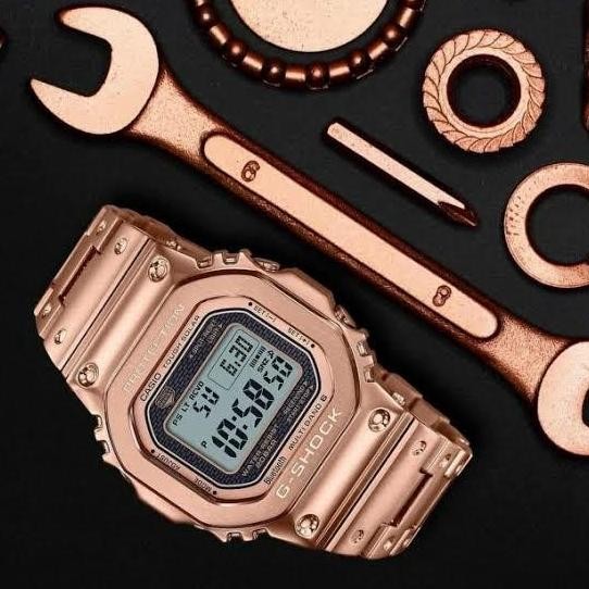 Baru Casio G-Shock GMW-B5000GD-4DR / GShock GMW-B5000GD-4 ROSE GOLD INGOT