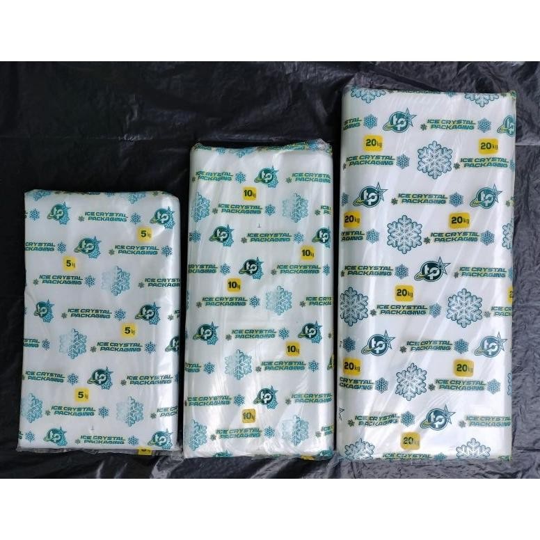 Special - PLASTIK ES KRISTAL KEMASAN 5KG (100lembar) ,.