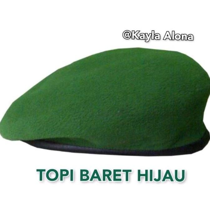 (Expert) TOPI BARET HIJAU BARET HIJAU LUMUT