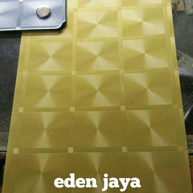 Plastik Tutup Pagar 3 Dimensi Warna Emas/ Fiber Tutup Pagar