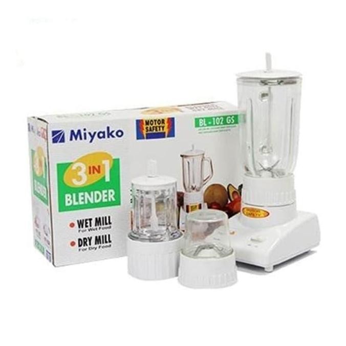Blender Miyako Kaca Bl-102 Gs | Blender 3 In 1