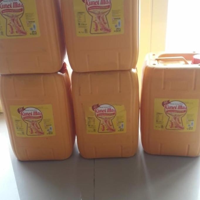 Kunel Mas Minyak Goreng Murah Kemasan Isi Ulang 20 Liter Jerigen 20 Liter Berat 18kg Minyak Siap Pak