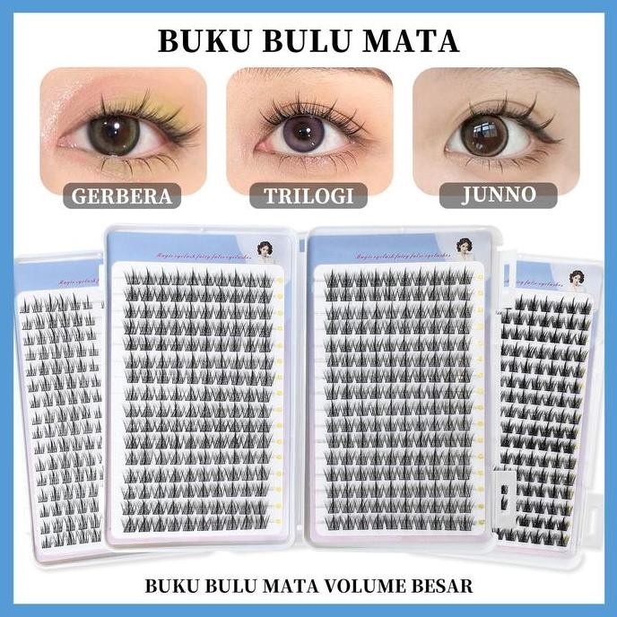 BEBAS ONGKIR - VIRAGO Beauty Eye Bulu Mata Palsu Korea Tanam Eyelash Extension Natural Mix -2-m Dapa