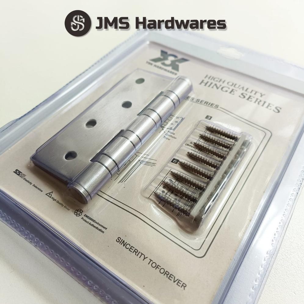 (Terbaru) Engsel Stainless Tebal / Engsel Pintu Tebal Stainless / Engsel Besi Pintu Jendela (Terlari