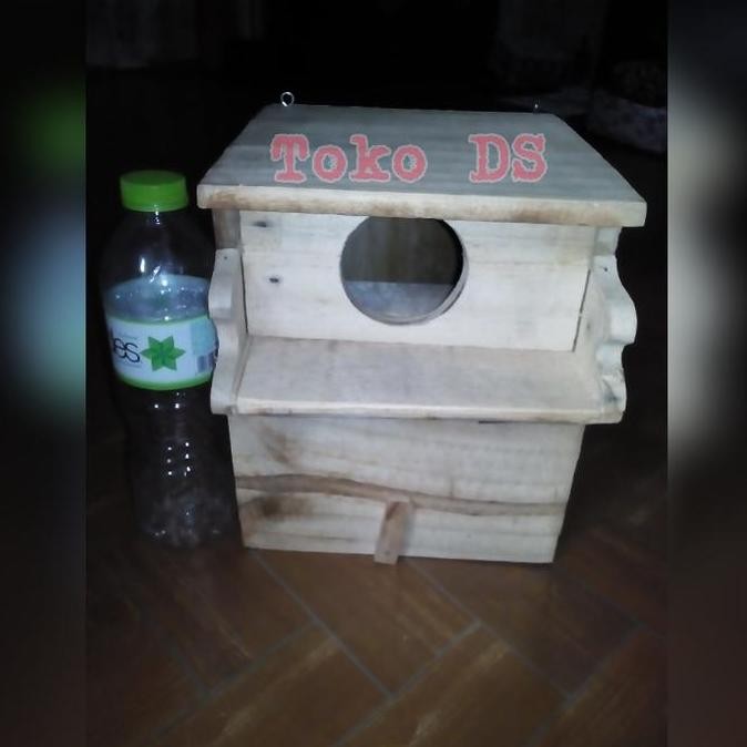 Pouch Rumah Kayu Sugar Glider / Bajing Kelapa / Tupai Kekes