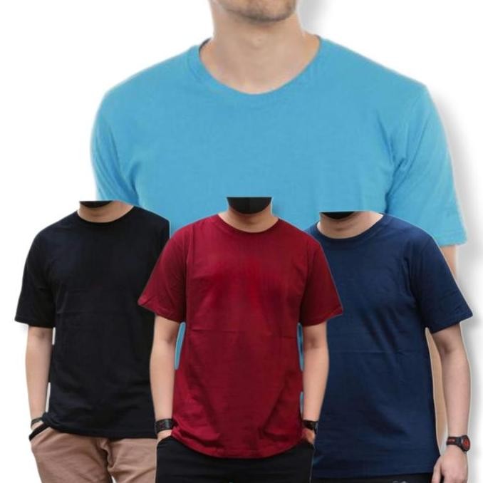 Promo Kaos Polos Jumbo Pria Xxxl Baju 3Xl Murah Oblong Big Size Oversize Murah