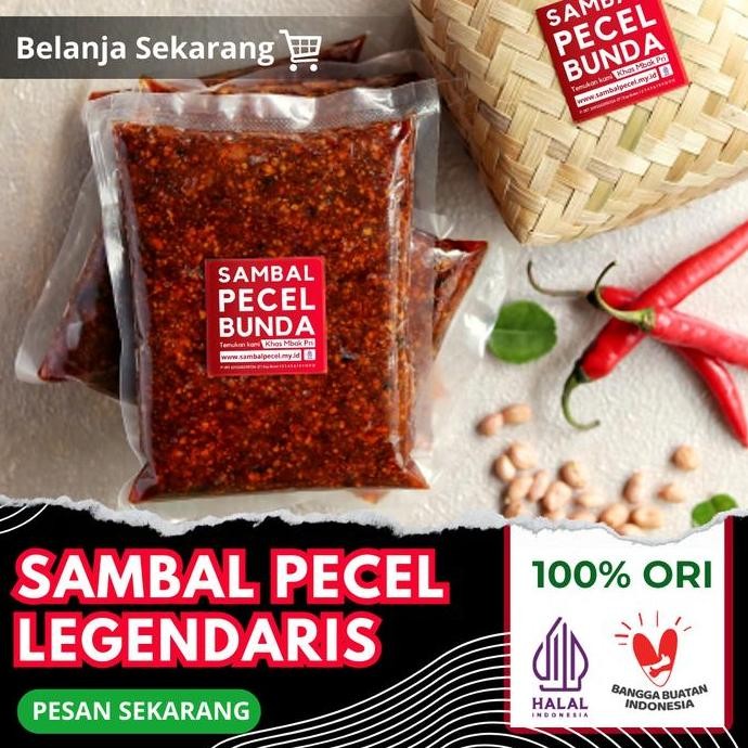 

Sambel Pecel Bunda Khas Madiun Mbak Pri Paket 1 Kilo