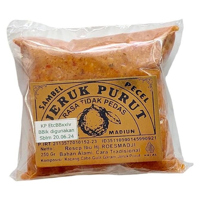 

Sambel Pecel Madiun Jeruk Purut Rasa Tidak Pedas