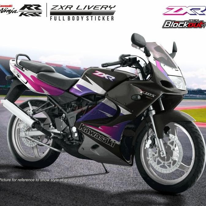 Striping Kawasaki ninja RR Old ZXR Livery Blockout Decal