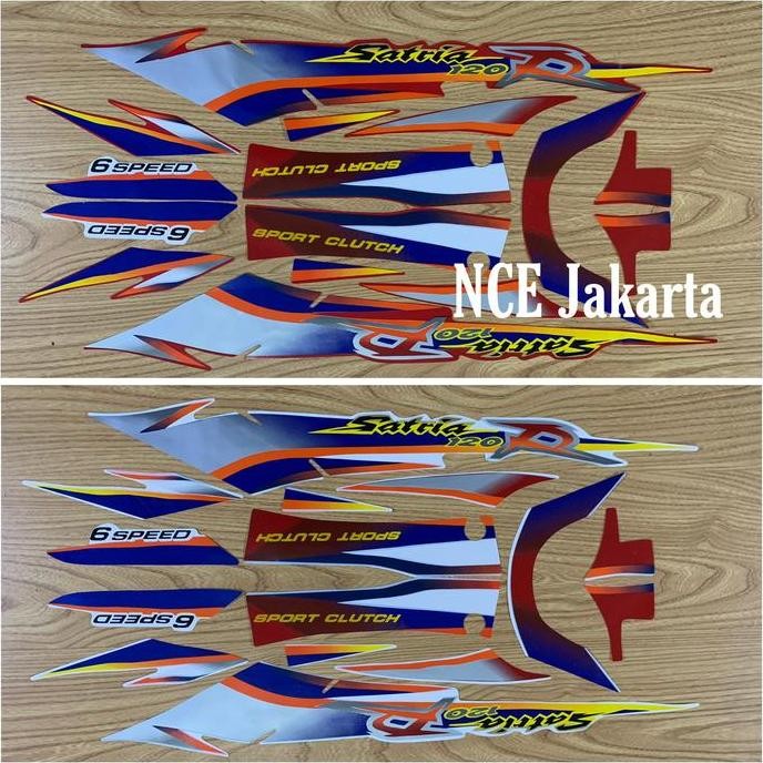 BEST STIKER STRIPING SATRIA KOTAK LUMBA 1999