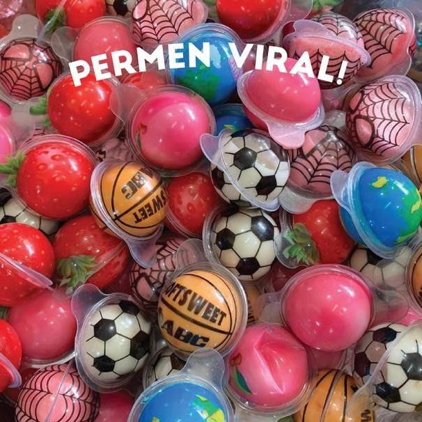 Permen Jelly Viral Gummy Jeli Bola 200Gr