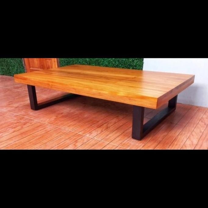 meja lesehan Jepang costum 18090 kaki besi