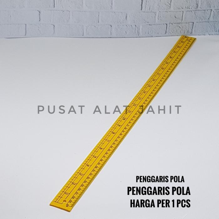 

Penggaris Alat Skala Pola Jahit Lurus Bahan Kain Pakaian Ruler 60 Cm