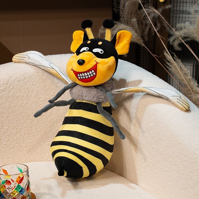 Boneka Anjing Plush Lebah Prank Kreatif
