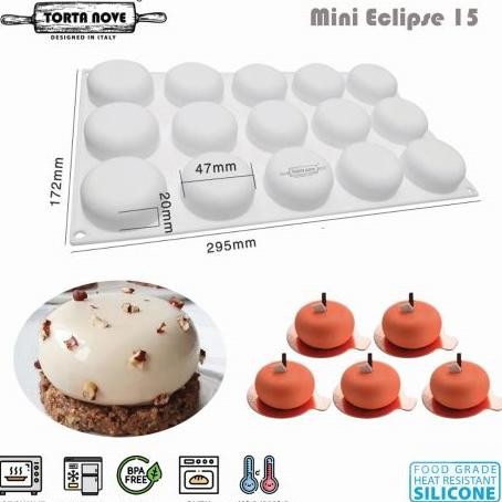 [COD] CETAKAN KUE / CETAKAN SILIKON / MINI ECLIPSE 8 / CETAKAN CHEESE CAKE NEOPOLITAN / CETAKAN MIRR