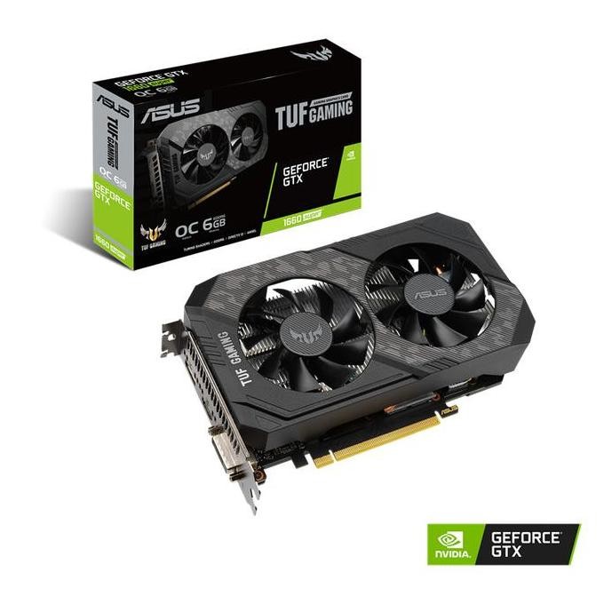 TERMURAH - ASUS TUF GTX 1660 SUPER 6GB OC 1660S 6G GDDR6 2 FAN 192BIT VGA NVIDIA