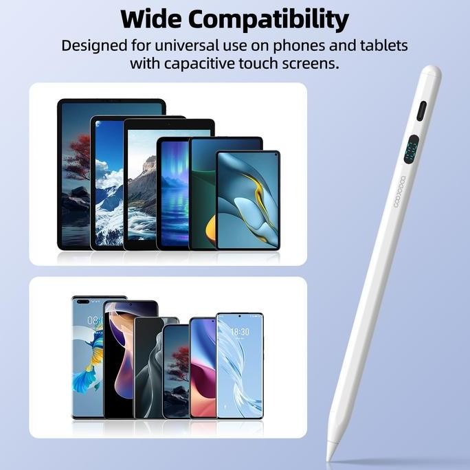 GOOJODOQ GD04 STYLUS PEN UNIVERSAL PENA STYLUS MULTIFUNGSI WITH BATTERY INDICATOR SUITABLE FOR XIAOM