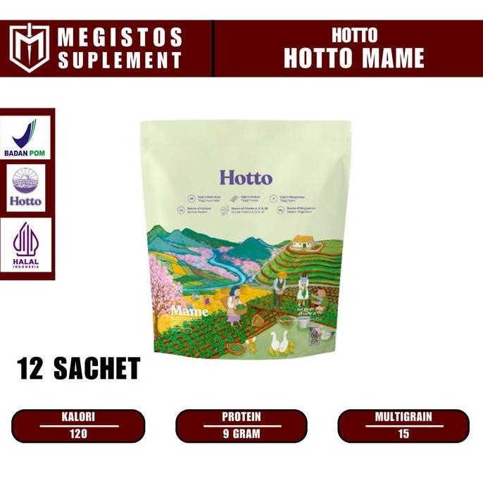 

Hotto Mame 12 Sachet-Tinggi Protein Co