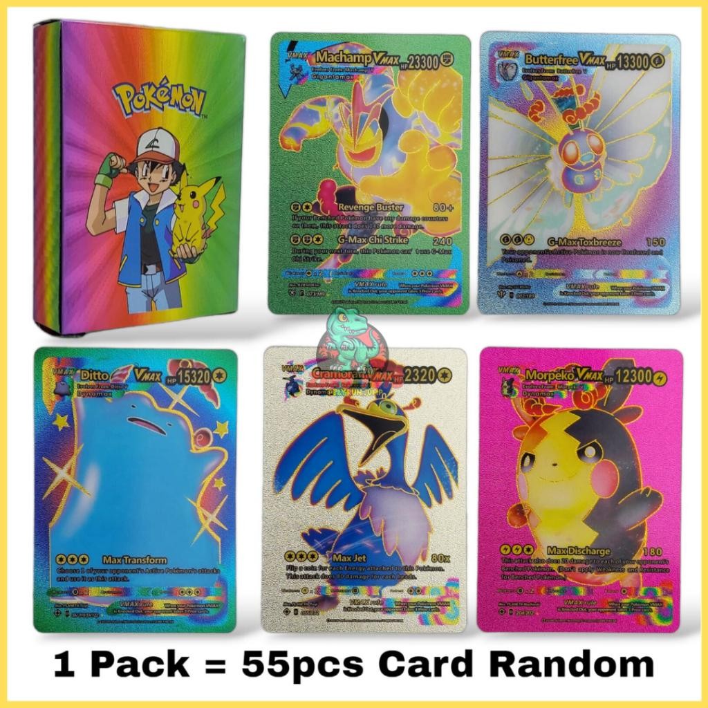 Tvs Kartu Pokemon 1 Box 55Pcs Grosir Murah