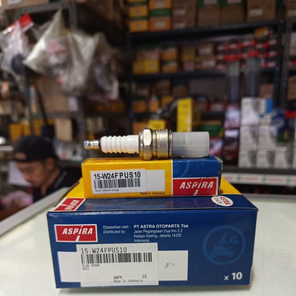 Busi ASPIRA Motor RX KING 15-W24FPUS10  Original 100%