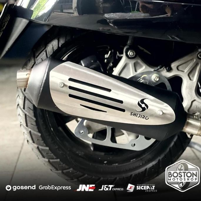 KNALPOT SHIJIRO STANDAR RACING VESPA SPRINT PRIMAVERA LX S