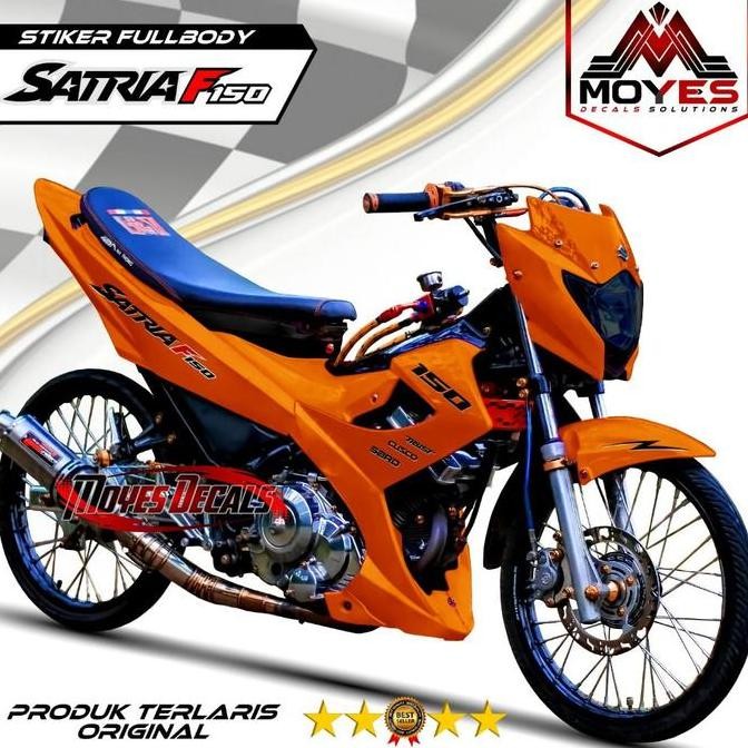Decal Stiker satria FU Facelift Fullbody Dekal stiker Skotlait Fullbody Motip Polos keren Motor Moto