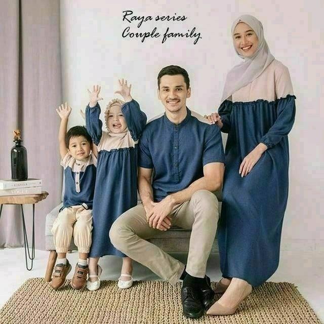 Bsh Couple Keluarga Raya Couple Terbaru  Couple Hana Family Raya Series Sarimbit Muslim