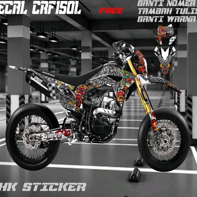 decal CRF150L full body motif barong ticker variasi Motorcycle