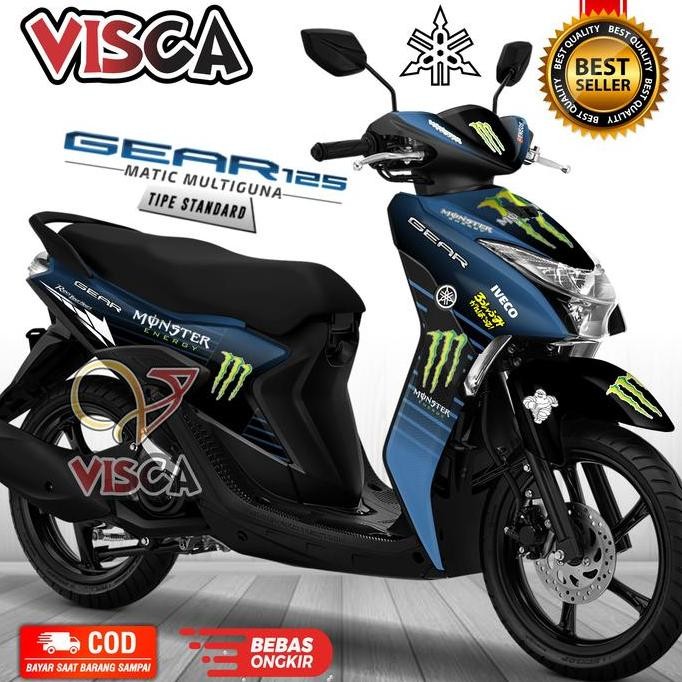 Decal MIO Gear 125 Full body Striping MIO Gear 125 body Sticker MIO Gear125 Full body Variasi Keren 