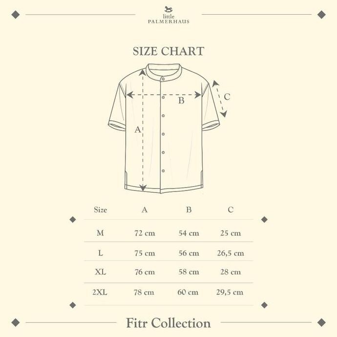 BSH Little Palmerhaus - Sarimbit Keluarga Blue Oliver Biru / Baju Couple keluarga / Sarimbit Keluarg