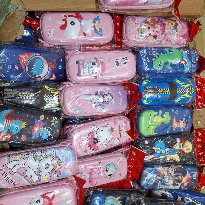 

WSS KOTAK PENSIL/ TEMPAT PENSIL ANAK KARAKTER 3D Stationery