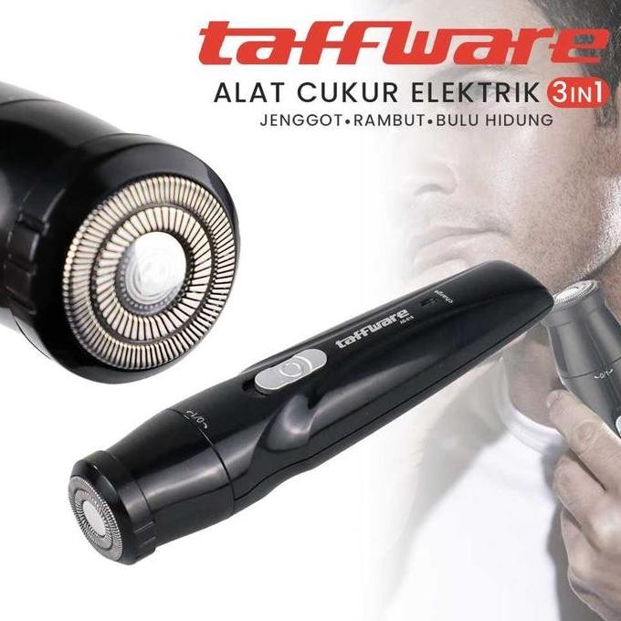 TERBARU - COD in Alat Mesin Cukur Rambut Bulu Hidung Kumis Jenggot Mini Elektrik Listrik Cas Portabl