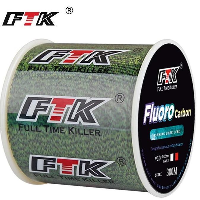 Senar Pancing 300 Meter Hijau Bintik Ftk