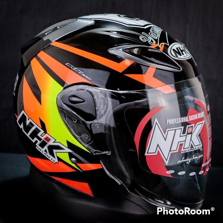 Helm Nhk R6 Ryusei #2 Gp Edition | Black | R-6 Half Face R 6