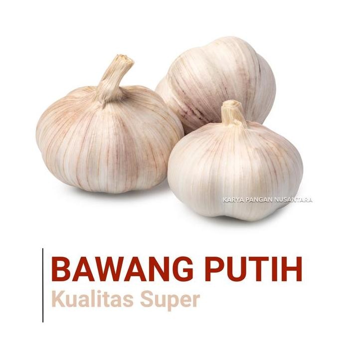 

BAWANG PUTIH 1 KG / BAWANG PUTIH 1000 GRAM