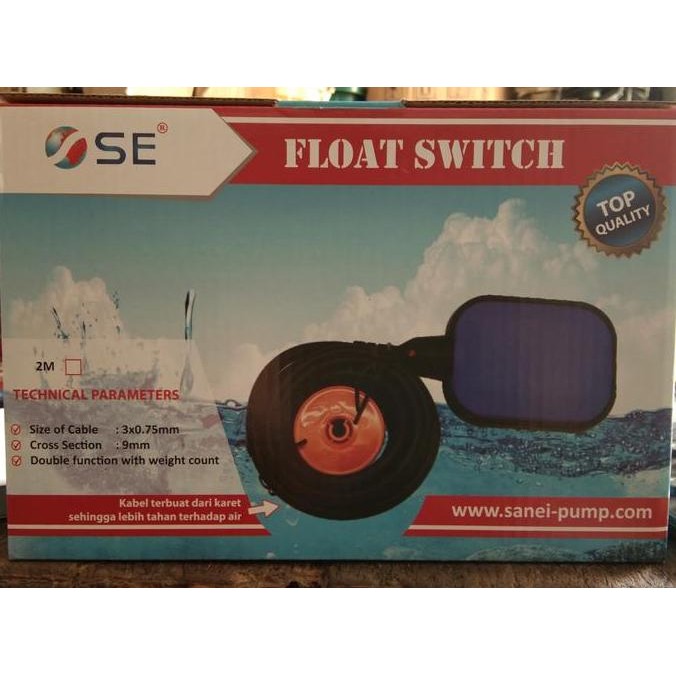 Original FLOAT SWITCH Pompa Air Otomatis Celup 2 Meter SAN-EI