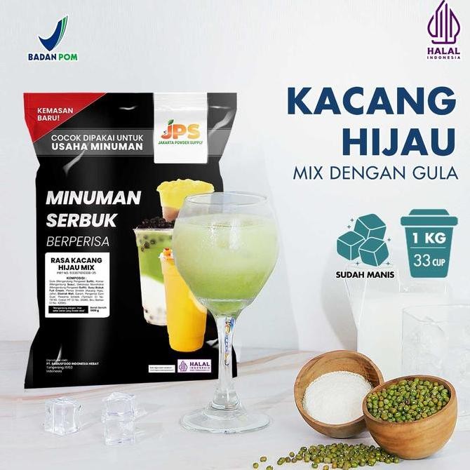 

Baru Bubuk Minuman Kacang Hijau Mix 1Kg - Powder Drink Tradisional Sehat