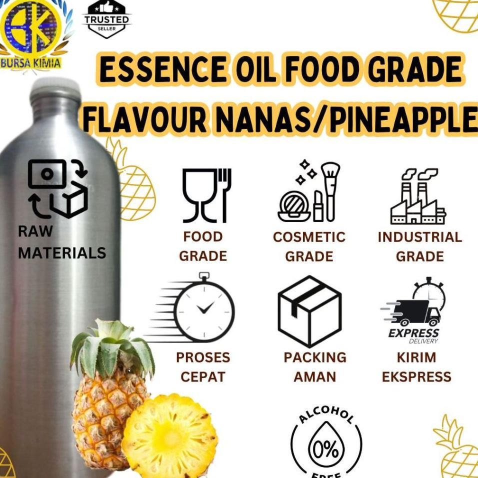 Essence Oil Food Grade Pine 100Ml Fragrance Oil Kosmetik Grade Nanas Non Liqu1D Vpe Home Fragrance N