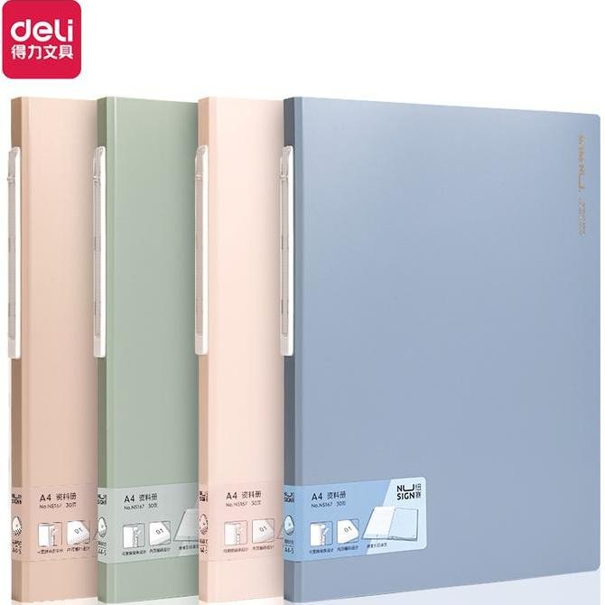 

Original Nusign Display Book File Map Clear Holder A4 Slot 30-60 NS16X