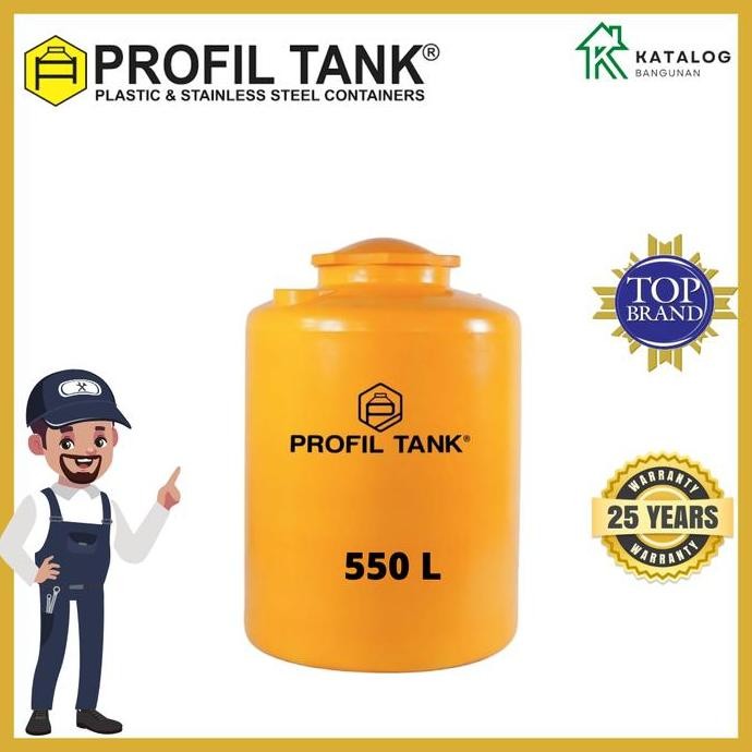 Tangki Air Profil Tank Tda 550 Liter - Toren Air Plastik Profil Tank 550 Liter Ready