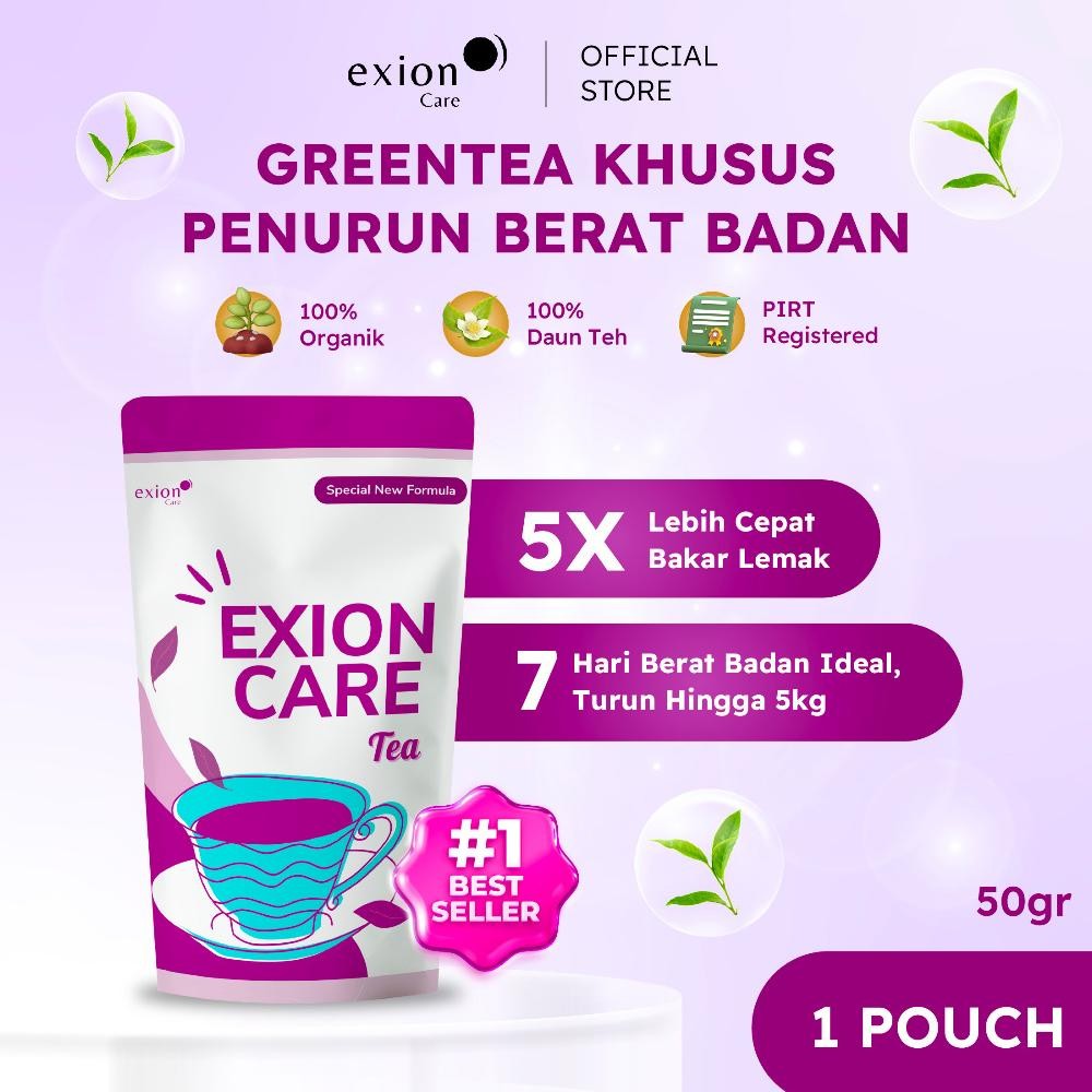 

SALE! EXIONCARE TEA PURPLE SERIES 50GR | TEH DIET DETOX HERBAL PELANGSING | SLIMMING TEA ORGANIK