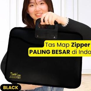 

Original Toplaku Tas Map Dokumen Anti Air 15,6 Inch Multifungsi Zipper File Plastik Organizer