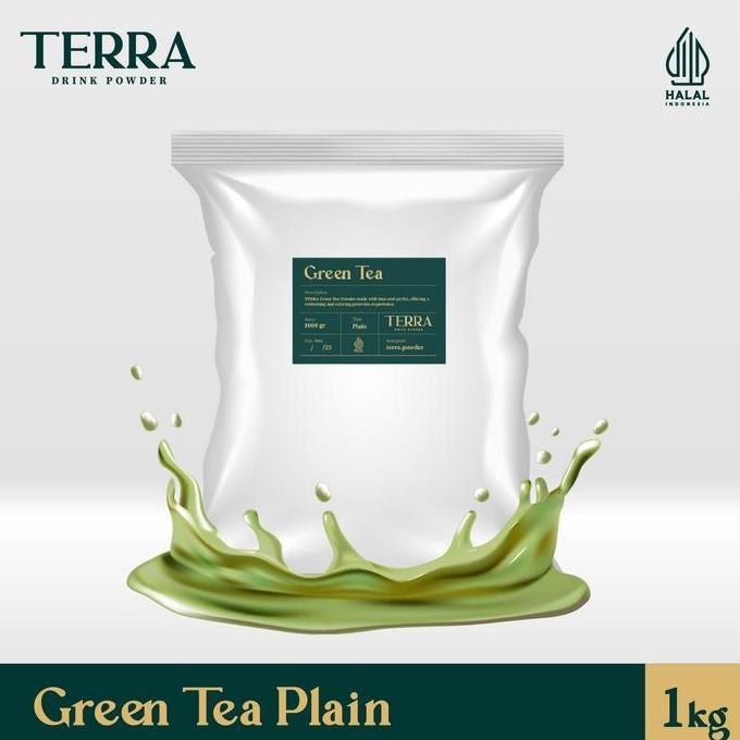 

Terra Green Tea Plain Powder - Bubuk Minuman Green Tea / Matcha Tanpa Gula